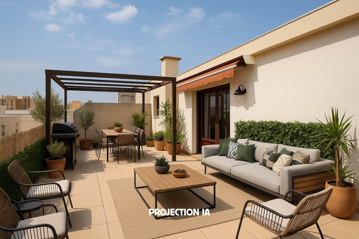 EXCLUSIVITE - MALPASSE 13013 - APPARTEMENT T4 - 76M2 - TERRASSE 39M2 - DERNIER ETAGE - 199 000€ - 1