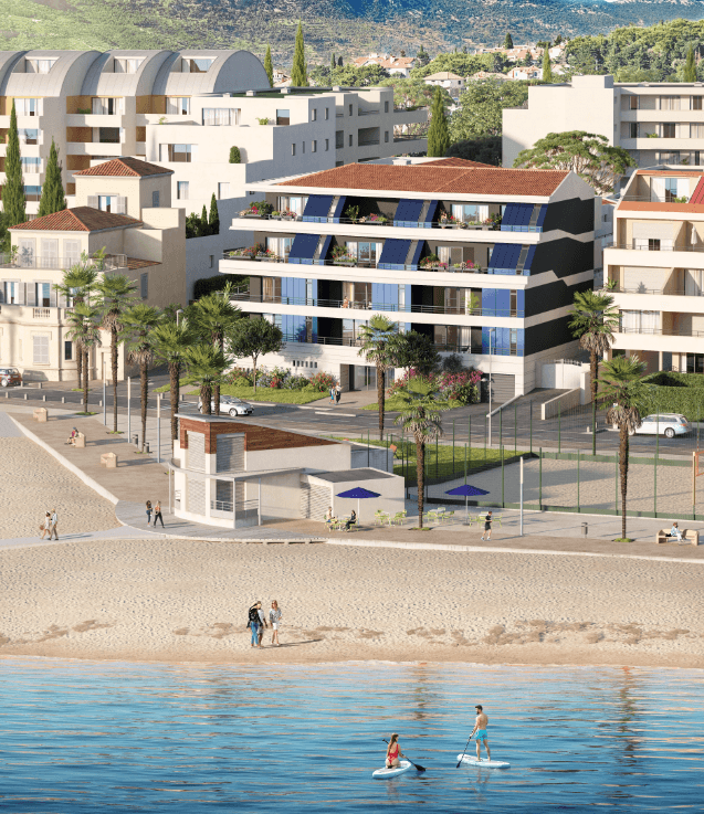 LUXUEUX T2 - DERNIER ETAGE - RESIDENCE FRONT DE MER - 39M2 - TERRASSE 12M2 - 356 320€