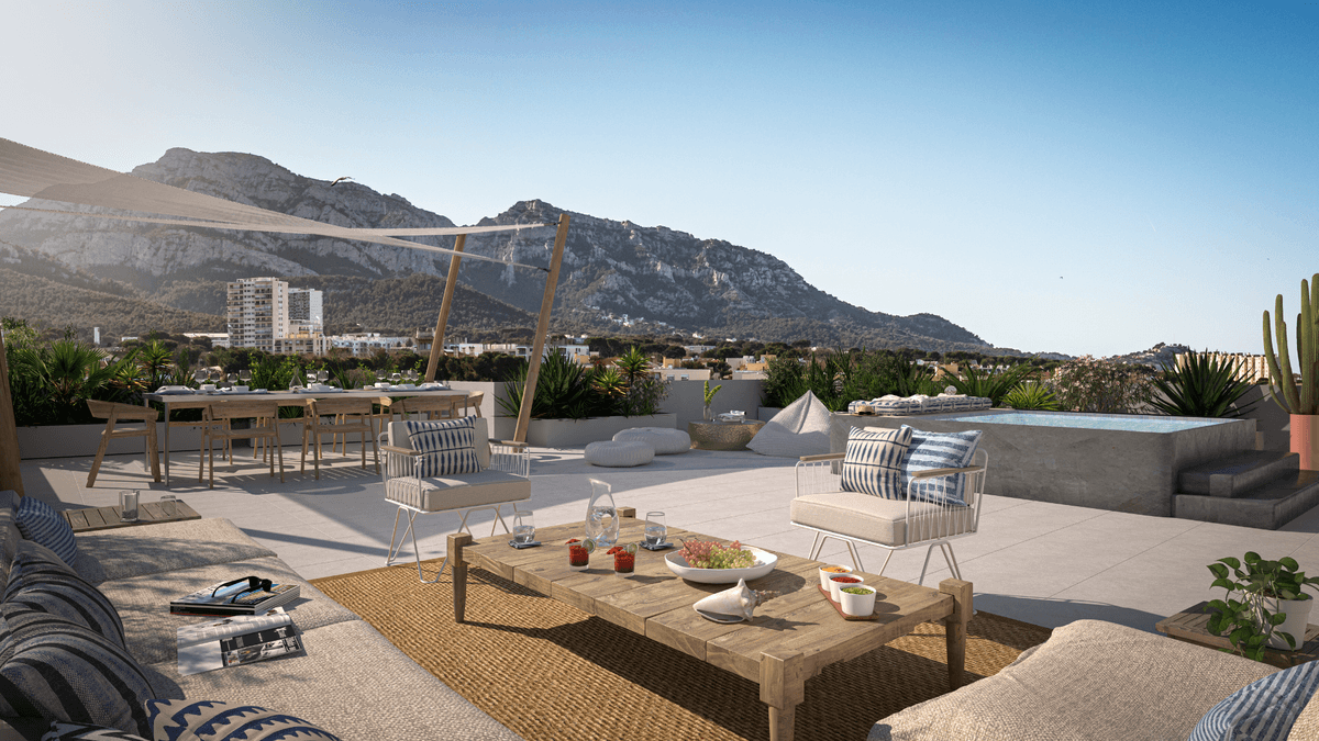 MAGNIFIQUE T4 - 109 M2 - TERRASSE VUE MER 161M2 - PLAGE A PIED - 948 000€ - 1
