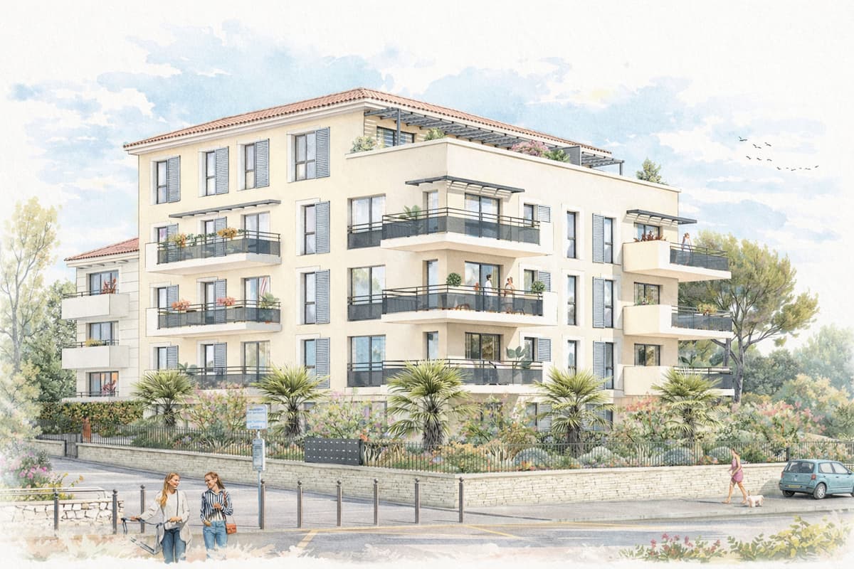 T2 BALCON PARKING LA CIOTAT Proche commodités